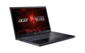 Лаптоп Acer Nitro 5, ANV15-51-55LV, Intel Core i5-13420H (up to 4.60 GHz, 12MB), 15.6" FHD IPS SlimBezel 144Hz, 16GB DDR5, 512GB PCIe NVMe SSD, GeForce RTX 3050 6GB GDDR6, INTEL 2X2 AX+BT, HD Cam, FP, KB Backlight, Linux, Black