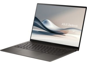 Лаптоп Asus Zenbook S UX5406SA-PZ281X, INTEL LNL Ultra 7 32GB, 14" OLED (WQXGA+(WQ+) 2880X1800 16:10), 32GB LPDDR5X (16 GB on BD),1TB SSD, Backlit Chiclet Keyboard, Windows 11 Pro,Zumaia Gray