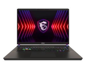 Лаптоп MSI Vector 17 HX A13VHG, i9-13980HX (24C/32T, 36 MB), 17" 16:10 FHD+ (1920x1200), 165hz, 100% sRGB, RTX 4080 12GB GDDR6, HM770, 32GB DDR5 (2x16), 1TB NVMe PCIe SSD Gen4x4, Per-Key RGB KBD by SteelSeries, Windows 11 Home, Intel Wi-Fi 6E , Cosmos Gra
