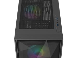 Кутия за компютър Genesis PC Case DIAXID 605 RGB Mini Tower Window, Black