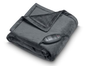 Термоподложка Beurer HD 74 Cosy Dark Gray Heated Overblanket, LE 2024