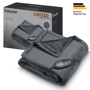 Термоподложка Beurer HD 74 Cosy Dark Gray Heated Overblanket, LE 2024