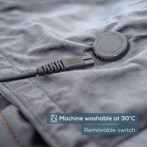 Термоподложка Beurer HD 74 Cosy Dark Gray Heated Overblanket, LE 2024