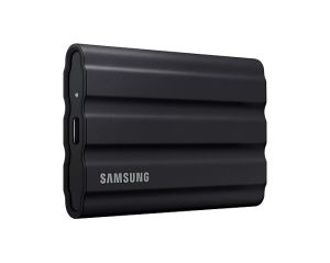 Твърд диск Samsung Portable NVME SSD T7 Shield 4TB , USB 3.2 Gen2, Rugged, IP65, Read 1050 MB/s Write 1000 MB/s, Black