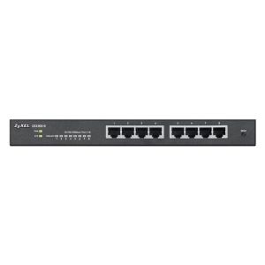 Комутатор ZyXEL GS1900-8 v2, 8 port GbE L2 smart switch, desktop, fanless