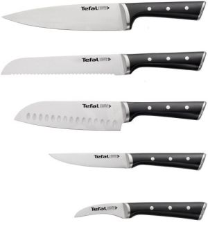 Комплект ножове Tefal  K232S574, BLOCK+5 KNIVES ING ICE HARDENING TEFAL