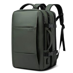 Туристическа раница BANGE TRAVEL 9 джоба, 17.3“, 35 л., Зелен