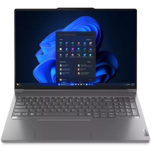 Лаптоп Lenovo ThinkBook 16p G5 Intel Core i9-14900HX (up to 5.8GHz, 36MB), 32GB(16+16)GB DDR5 5600MHz, 1TB SSD, 16" 3.2K (3200x2000) IPS AG, NVIDIA GeForce RTX 4060/8GB, FHD&IR Cam, Color Calibration, Backlit KB, Storm Grey, WLAN, BT, FPR, DOS, 3Y Onsite