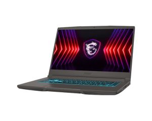 Лаптоп MSI Thin 15 B12UC, i5-12450H (8C/12T, up to 4.40 GHz, 12 MB), GeForce RTX 3050 4GB GDDR6, 15.6" FHD (1920x1080), 144Hz, IPS-Level, 8GB DDR4 3200, 512GB PCIe Gen4x4 SSD, 1x 2.5" SLOT FREE, WiFi 6E, BT5.3, Single Backlit KBD Blue, NO OS, 52.4 Whrs, 1