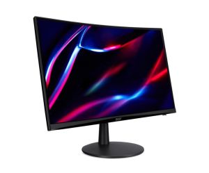 Монитор Acer Nitro ED240QS3bmiipx, 23.6" Curved 1500R, VA, Anti-Glare, FHD 1920x1080, ZeroFrame, FreeSync Premium, 180Hz, 1ms, 100M:1, 250 cd/m2, 1xDP, 2xHDMI, HDR ready, Speakers 2Wx2, Audio in/out, VESA, Tilt, Acer Display Widget, Black + Acer Nitro ED2
