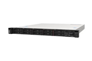 Сървър Lenovo ThinkSystem SR250 V3, Xeon E-2436 (6C 2.9GHz 12MB Cache/65W), 1x32GB, O/B, 2.5" HS (8), 5350-8i Internal, HS 800W Titanium, XCC2 Platinum, Rails