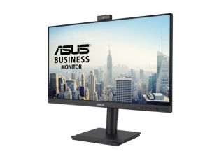 Монитор Asus BE279QFK Video Conferencing Monitor ,27", Full HD, IPS, 100Hz, Frameless, Full HD Webcam, Mic Array, Stereo Speakers, Height Adjustable, Ergonomic Design, HDMI, Eye Care, Low Blue Light, Flicker Free, Wall Mountable, Sustainability,Black
