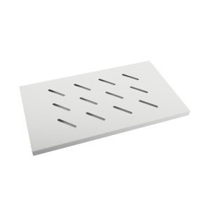 Аксесоар Lanberg 19" fixed shelf 1U / 496x280mm, max load capacity up to 120kg, grey