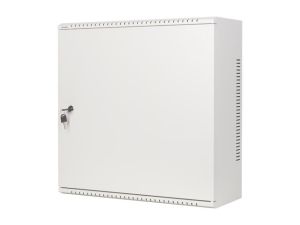 Комуникационен шкаф Lanberg rack cabinet 19" wall-mount 6U+3u/540x200 low-profile grey (assembled)