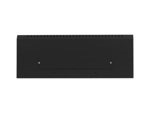 Комуникационен шкаф Lanberg rack cabinet 19" wall-mount 4U+3u/540x200 low-profile black (assembled)