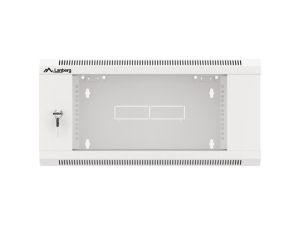 Комуникационен шкаф Lanberg rack cabinet 19" wall-mounted 4U 600 fast assembly (flat pack) grey