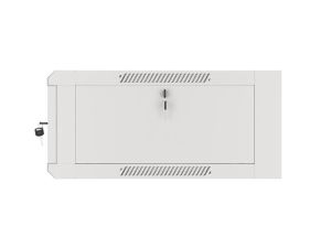 Комуникационен шкаф Lanberg rack cabinet 19" wall-mounted 4U 600 fast assembly (flat pack) grey