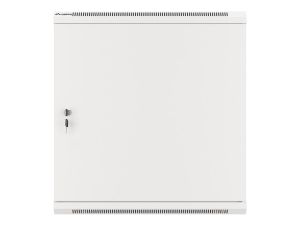 Комуникационен шкаф Lanberg rack cabinet 19" wall-mount 12U/600x450 for self-assembly with metal door grey (flat pack)