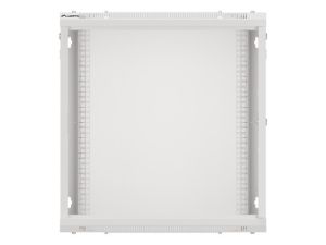Комуникационен шкаф Lanberg rack cabinet 19" wall-mount 12U/600x450 for self-assembly with metal door grey (flat pack)