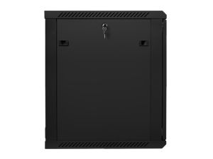 Комуникационен шкаф Lanberg rack cabinet 19" wall-mount 15U / 600x600 for self-assembly (flat pack), black