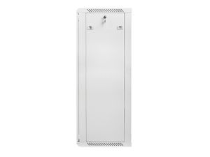 Комуникационен шкаф Lanberg rack cabinet 19" wall-mount 27U / 600x450 for self-assembly (flat pack), grey