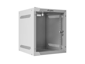 Комуникационен шкаф Lanberg rack cabinet 10" wall-mount 6U / 280x310 for self-assembly (flat pack), grey