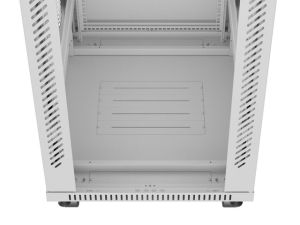 Комуникационен шкаф Lanberg rack cabinet 19" free-standing 42U/600x800 (flat pack) with glass door lcd grey v2