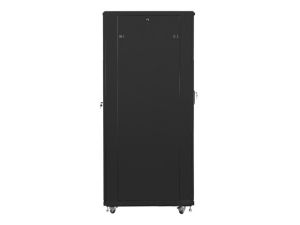 Комуникационен шкаф Lanberg rack cabinet 19" free-standing 42U/800x1000 (flat pack) with mesh door black