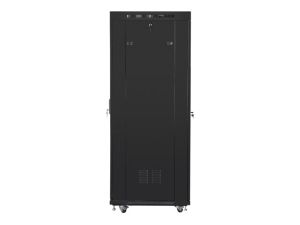 Комуникационен шкаф Lanberg rack cabinet 19" free-standing 37U/600x800 (flat pack) with glass door lcd black v2
