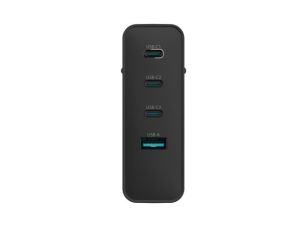 Адаптер Natec USB Charger Ribera 3X USB-C + 1x USB-A 100W, Black