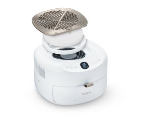 Комплект за маникюр/педикюр Beurer MP 200 Manicure/pedicure station - 3 functions in one device: Nail cutter, UV/LED lamp and nail dust extractor; up to 26,000 rpm; 9 high-quality attachments; For artificial nail modelling