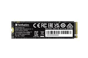 Твърд диск Verbatim Vi5000 Internal PCIe NVMe M.2 SSD 2TB