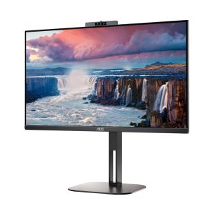 Монитор AOC 24V5CW/BK, 23.8" IPS WLED, 1920x1080@75Hz, 4ms GtG, 1ms MPRT, 300cd m/2, 1000:1, DCR 20M:1, FreeSync, FlickerFree, Low Blue Light, 5Wx2, 2MP Windows Hello, Tilt, Height Adjust, Pivot, Swivel, HDMI, DP, USB hub_Neomounts Notebook Desk Stand