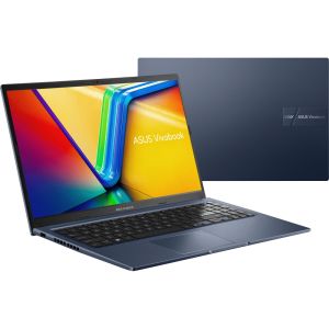 Лаптоп Asus Vivobook M1502YA-BQ183W , AMD Ryzen R7-7730U, 15.6" (1920x1080),16GB LPDDR4 (8 GB on BD),1TB SSD,Backlit Chiclet Keyboard , Windows 11, Quiet Blue