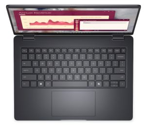 Лаптоп Dell Pro 14 PC14250, Intel Ultra 5 235U vPro (12 TOPS NPU, 12 cores, up to 4.9 GHz), 14