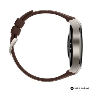 Часовник Huawei Watch 5, Rates-L29L, Brown + Huawei FreeBuds 6i White