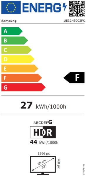 Телевизор Samsung LED 32H5002, 32" , Smart, HD, 50Hz 