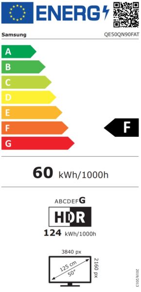 Телевизор Samsung Neo QLED 50QN90F, Ultra HD 4K, Mini LED, Smart, HDR, 120Hz (Up to 165Hz) Model 2025