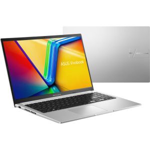 Лаптоп Asus Vivobook M1502YA-BQ086, AMD Ryzen R7-7730U, 15.6 "FHD  (1920X1080) 16:9,16GB LPDDR4 (8 GB on BD),1TB SSD,Backlit Keyboard , NO OS, Silver