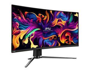 Монитор MSI MPG 341CQPX QD-OLED, 34.18", 0.03ms, 240Hz, 3440x1440(UWQHD), 21:9, CURVE 1800R, AR, FreeSync Premium Pro, CLEARMR 13000, HDR True Black 400, 1000 nits, 3000:1, DCR 150M:1, DP(1.4a), 2xHDMI 2.1, TypeC DP w/PD(98W), USB hub, Heigh Adj., Black, 