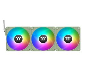 Вентилатор Thermaltake CT140 EX Reverse ARGB Sync PC Cooling Fan 3 Pack Magnetic Connect Matcha Green