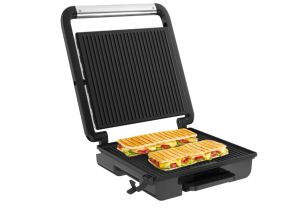 Барбекю Tefal GC242D38,Electric Inicio Grill , 2000 W, Thermostat 3 levels, Non-stick coating, Inox / Black