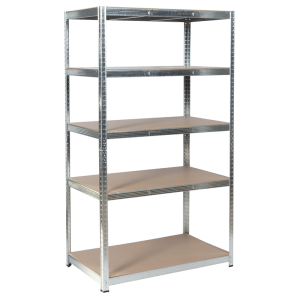 Метален стелаж Carmen CR - 1025 - 180x90x40 см, до 175 кг на рафт - цинк