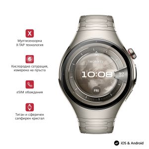 Часовник Huawei Watch 5, Rates-L29M, Space Siliver