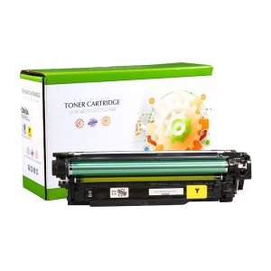 Тонер касета универсална Static Control Yellow HP no. 507A CE402A CRG-732Y SUPER PREMIUM Съвместим консуматив, стандартен капацитет 7 000 стр.