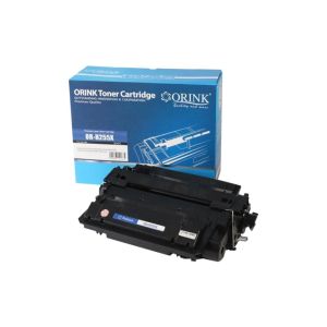 Тонер касета универсална Black HP no. 55X CE255X CRG-724H PREMIUM Съвместим консуматив, голям капацитет 12 500 стр.