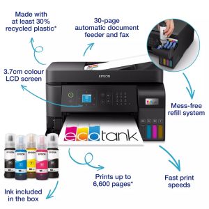 Мастилоструйно многофункционално устройство Epson EcoTank L5590 WiFi MFP