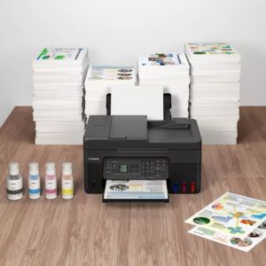 Мастилоструйно многофункционално устройство Canon PIXMA G4470 All-In-One, Black + Canon GI-41 BK