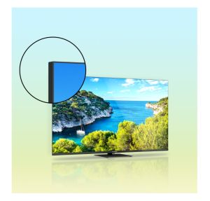Телевизор Thomson Smart UHD TV 65"; Google TV; 3840 x 2160 (4K UHD), 4000:1, DLED, 60 Hz, DVB-T/T2/C/S/S2, HDR10, Wi-Fi, Bluetooth, LAN, HDMI 2 (2.0) + 2 (2.1), USB 2 (2.0) + 1 (3.0),Central Swivel Stand, Black
