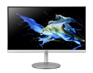 Монитор Acer Vero CB242YGsmiprx, 23.8" FHD (1920x1080) IPS, ZeroFrame 120Hz Adaptive Sync, 1ms (VRB), 250nits, VGA, HDMI, DP, Speakers Audio In/Out, Silver, 3Y